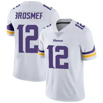 ＃12 Men's Max Brosmer White Limited Minnesota Vikings Vapor Untouchable Jersey