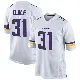 ＃31 Men's Zach Ojile White Game Minnesota Vikings Jersey
