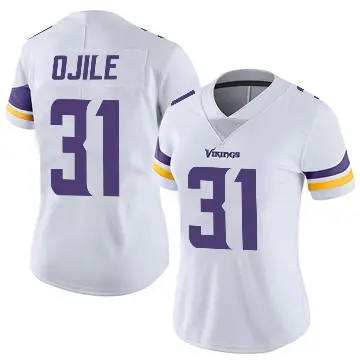 ＃31 Women's Zach Ojile White Limited Minnesota Vikings Vapor Untouchable Jersey