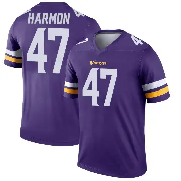 ＃47 Youth Matt Harmon Purple Legend Minnesota Vikings Jersey