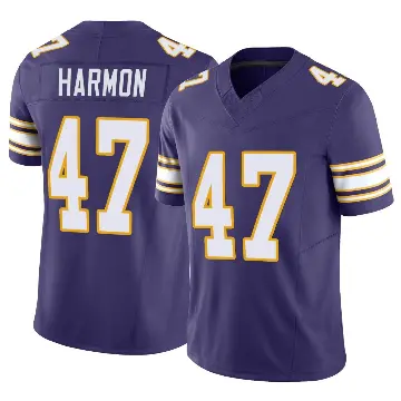 ＃47 Youth Matt Harmon Purple Limited Minnesota Vikings Classic Vapor F.U.S.E. Jersey