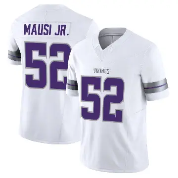 ＃52 Youth Dorian Mausi Jr. White Limited Minnesota Vikings Alternate Vapor F.U.S.E. Jersey