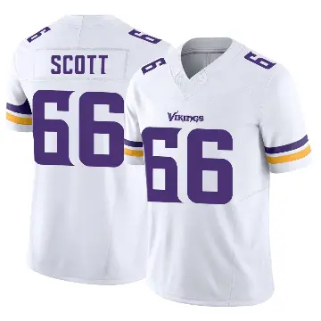 ＃66 Youth Jordon Scott White Limited Minnesota Vikings Vapor F.U.S.E. Jersey
