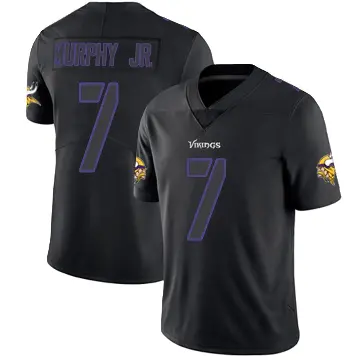 ＃7 Men's Byron Murphy Jr. Black Impact Limited Minnesota Vikings Jersey