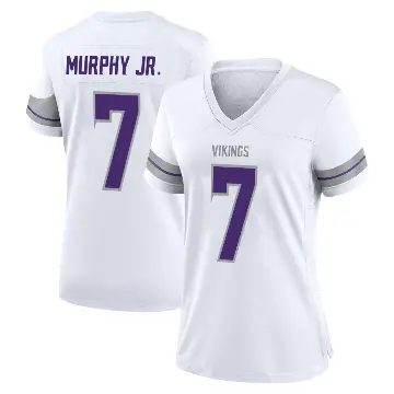 ＃7 Women's Byron Murphy Jr. White Game Minnesota Vikings Alternate Jersey