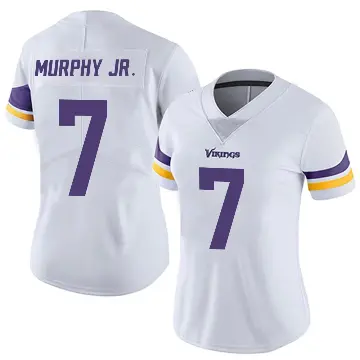 ＃7 Women's Byron Murphy Jr. White Limited Minnesota Vikings Vapor Untouchable Jersey