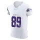 ＃89 Men's David Morgan White Elite Minnesota Vikings Alternate Vapor F.U.S.E. Jersey