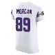 ＃89 Men's David Morgan White Elite Minnesota Vikings Alternate Vapor F.U.S.E. Jersey